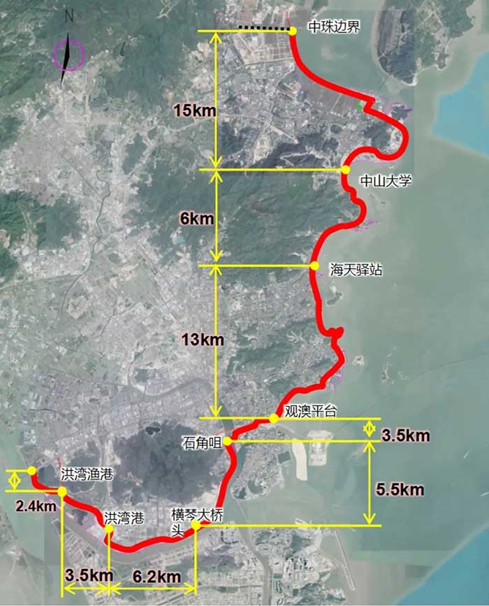 珠海情侣路扩建计划