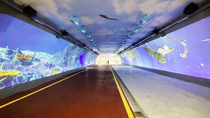 板樟山新增隧道通车！网友：这是我见过最漂亮的隧道！
