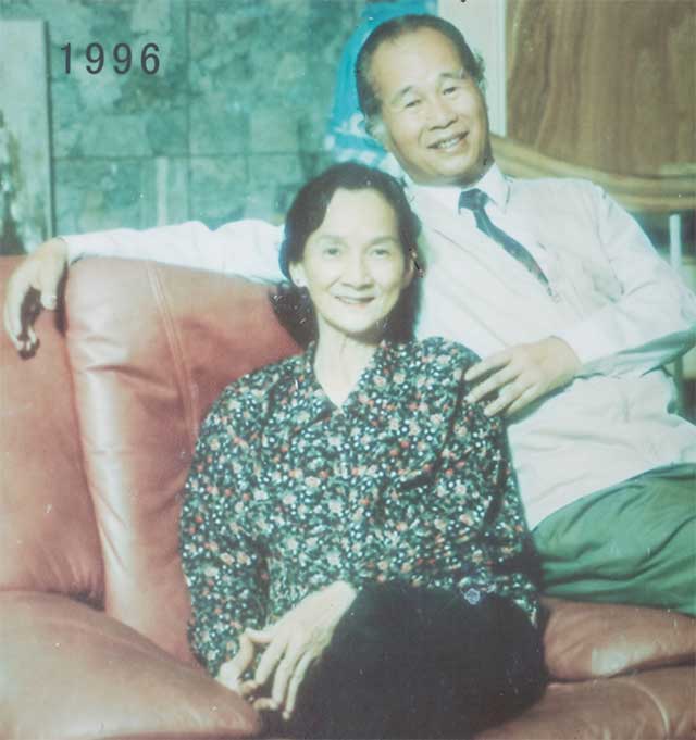 潘鹤和妻子